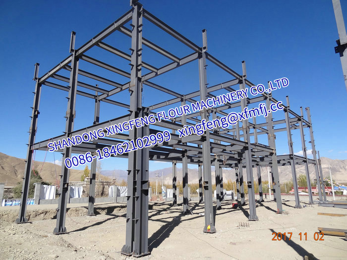 Equipment steeling structure