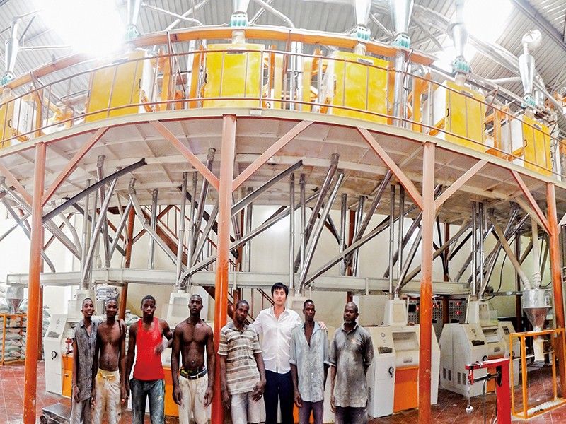非洲客户案例-60T/24h玉米粉生产线