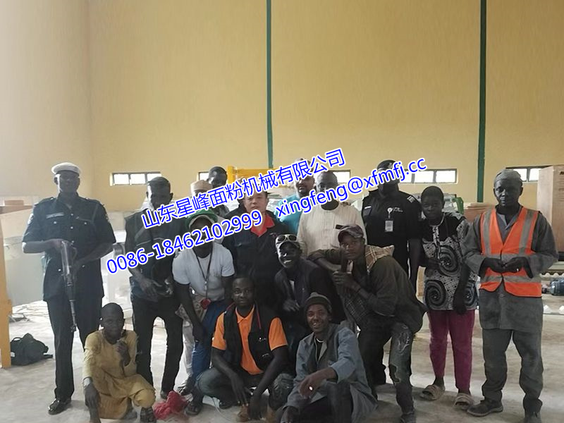 非洲客户案例-50T玉米制粉设备