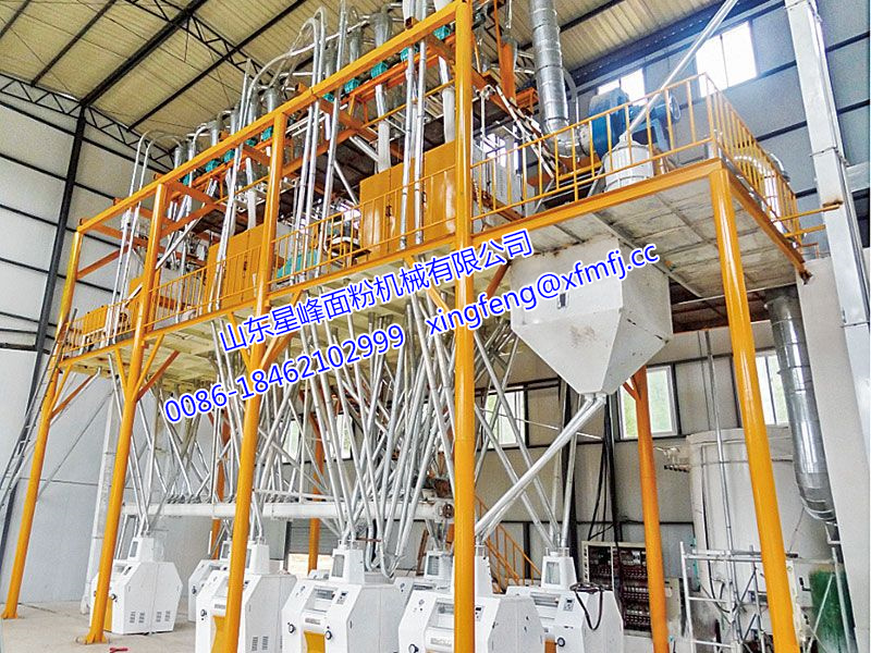 120吨到150吨大米磨粉设备